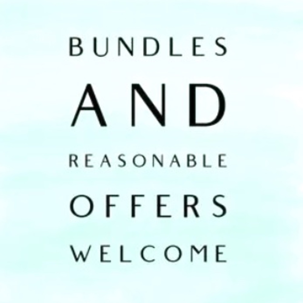 Bundles and reasonable offers welcome READ DESCRIPTION